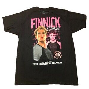 Hunger Games Finnick Odair Graphic T-Shirt XXL Black District 4 NWOT